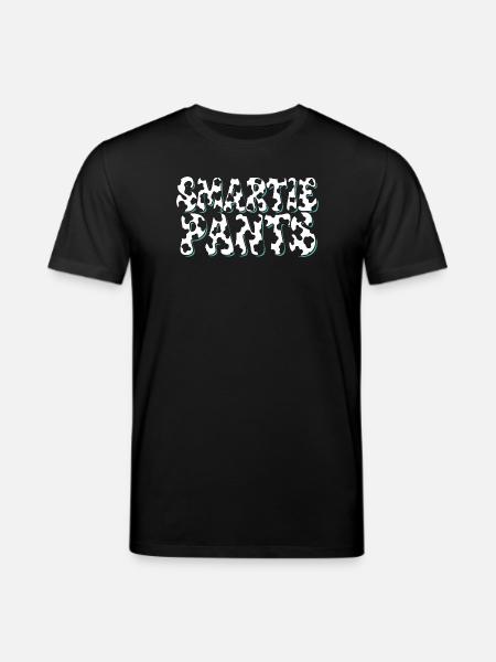 Blasen-Graffiti mit Türkis-Außenlinie - Stanley/Stella Unisex Bio-T-Shirt CREATOR  - Schwarz