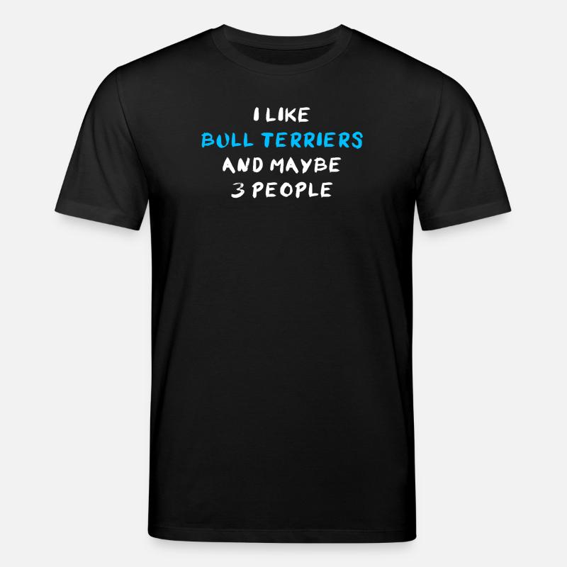 Bull Terrier Bullterrier - Stanley/Stella Unisex Bio-T-Shirt CREATOR - Schwarz