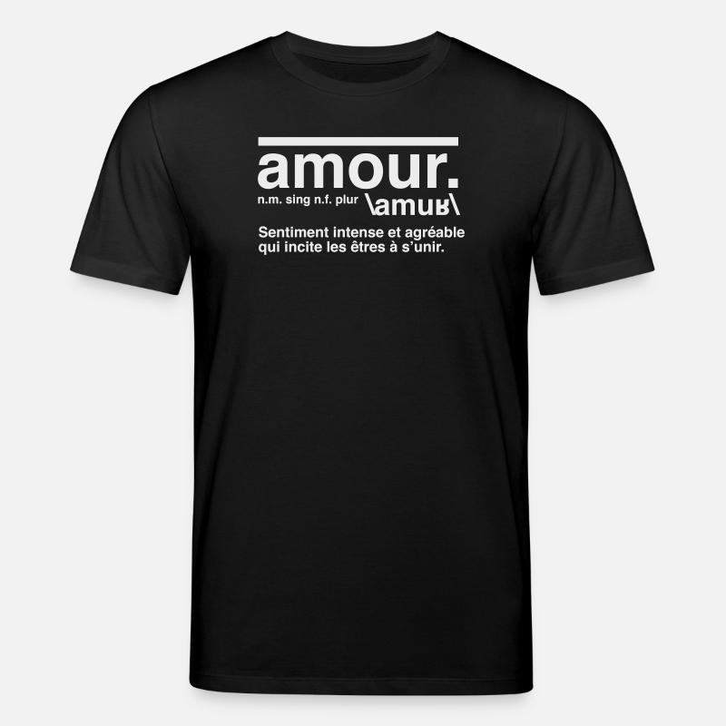 Amour Définition Style Dictionnaire  - T-shirt bio CREATOR Stanley/Stella Unisexe - noir