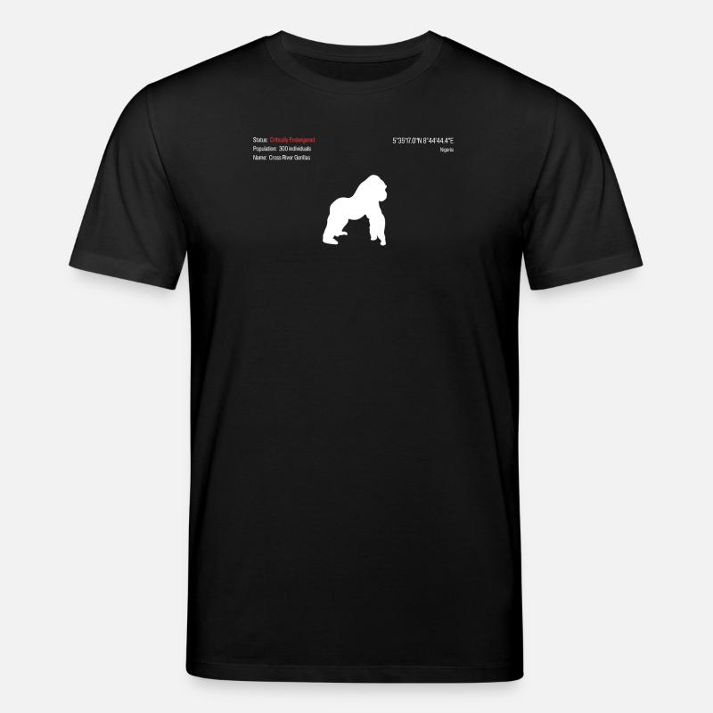 Gorilla - Stanley/Stella Unisex Bio-T-Shirt CREATOR  - Schwarz