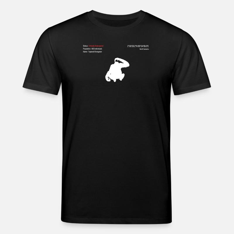 Orang-Utan - Stanley/Stella Unisex Bio-T-Shirt CREATOR  - Schwarz