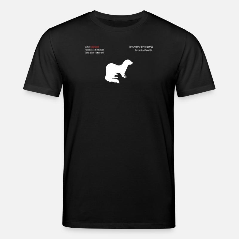 Furet - T-shirt bio CREATOR Stanley/Stella Unisexe - noir