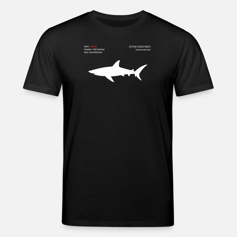 Requin - T-shirt bio CREATOR Stanley/Stella Unisexe - noir