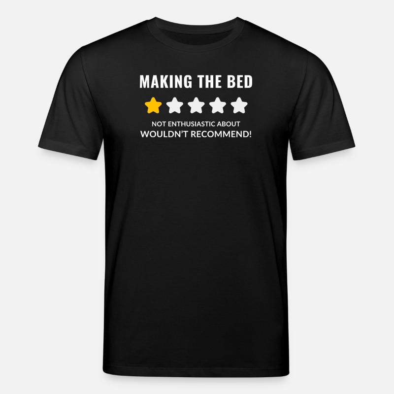 Whimsical Starry Bedtime Meme Design - Stanley/Stella CREATOR Unisex Organic T-Shirt - black