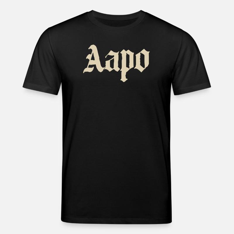 Aapo Gothic Name - Stanley/Stella Unisex Bio-T-Shirt CREATOR - Schwarz