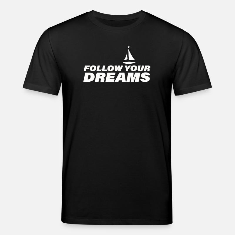 FOLLOW YOUR DREAMS - Stanley/Stella Unisex Bio-T-Shirt CREATOR  - Schwarz