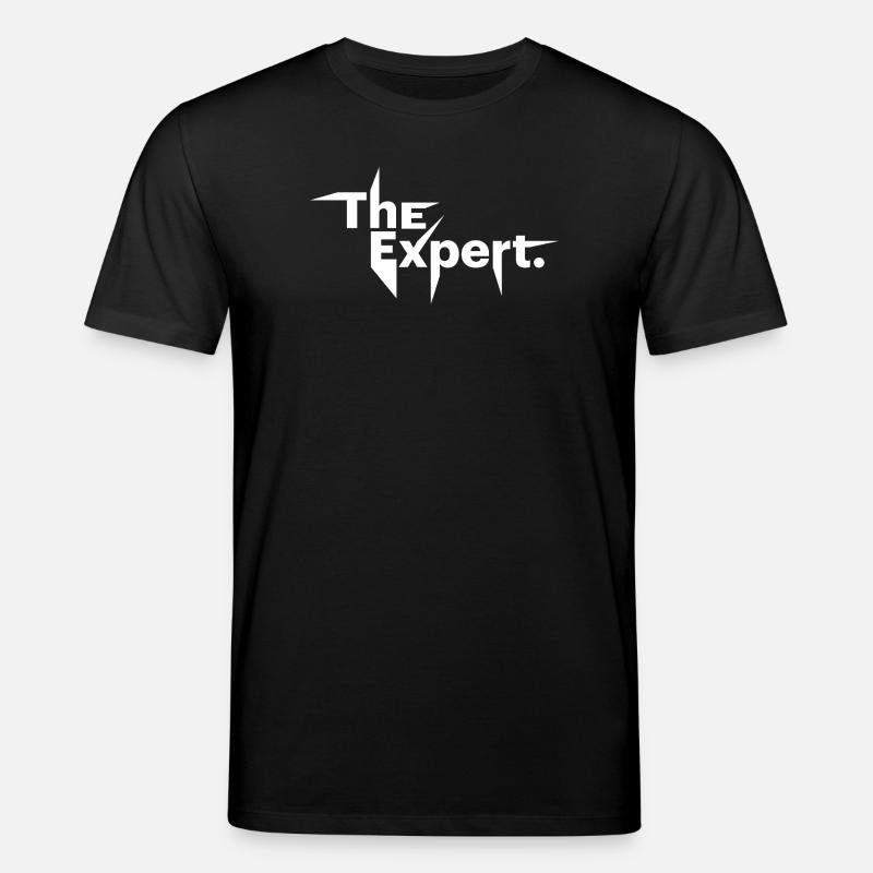 L’expert, la déclaration, le je-sais-tout - T-shirt bio CREATOR Stanley/Stella Unisexe - noir