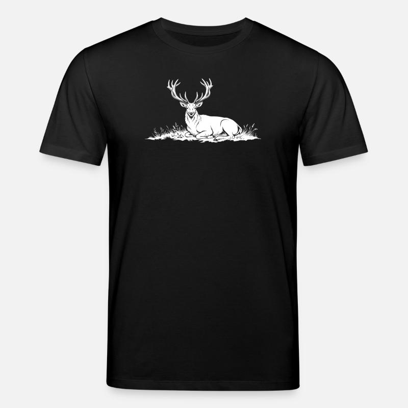 Hirsch - Stanley/Stella Unisex Bio-T-Shirt CREATOR  - Schwarz