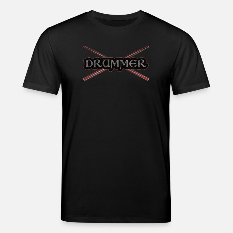 Drummer - Drums drum set Outfit - Stanley/Stella CREATOR Unisex Organic T-Shirt - black