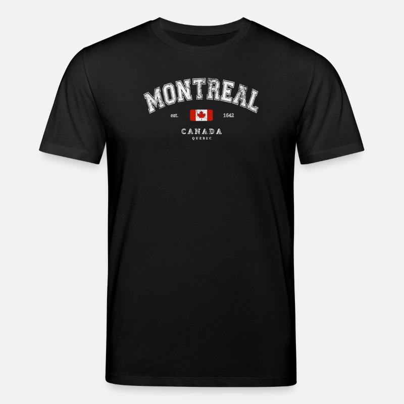 Montréal Canada - T-shirt bio CREATOR Stanley/Stella Unisexe - noir