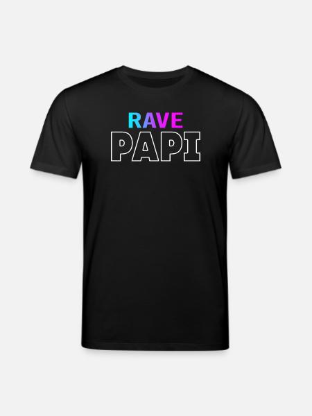 Rave Dad Techno House Electro Festival Hardstyle - Ekologisk T-shirt CREATOR unisex från Stanley/Stella - svart