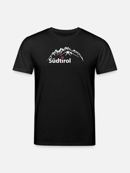 Die Dolomiten, Berge Südtirol - Stanley/Stella Unisex Bio-T-Shirt CREATOR - Schwarz
