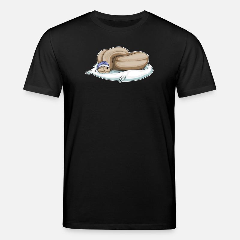 Oreiller de couchage serpent - T-shirt bio CREATOR Stanley/Stella Unisexe - noir