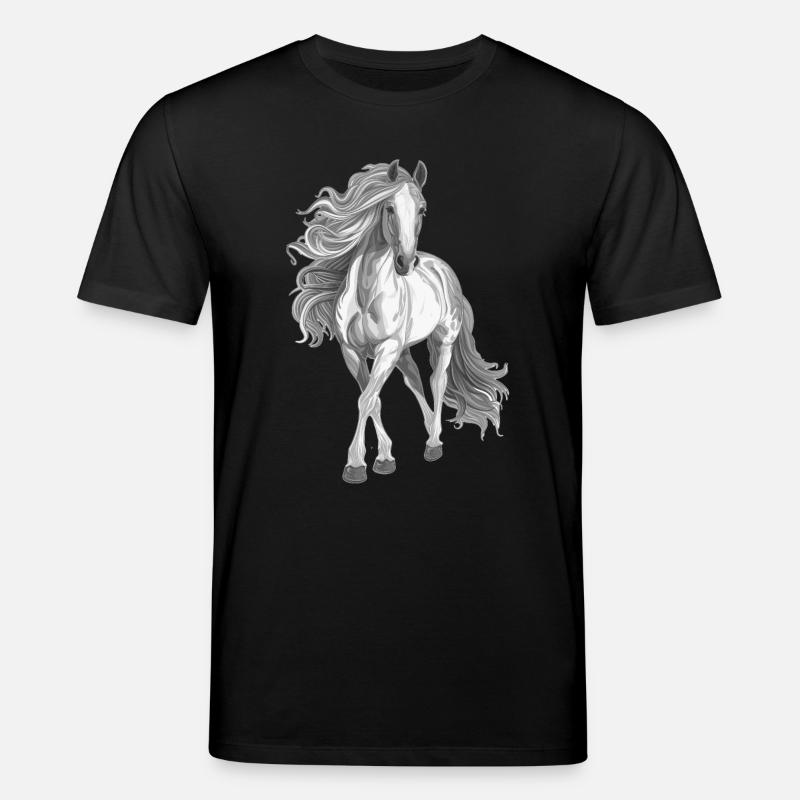 Pferd - Stanley/Stella Unisex Bio-T-Shirt CREATOR  - Schwarz