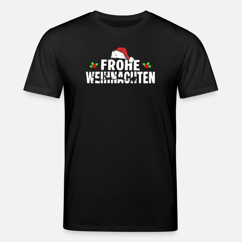 Frohe Weihnachten - Stanley/Stella Unisex Bio-T-Shirt CREATOR - Schwarz