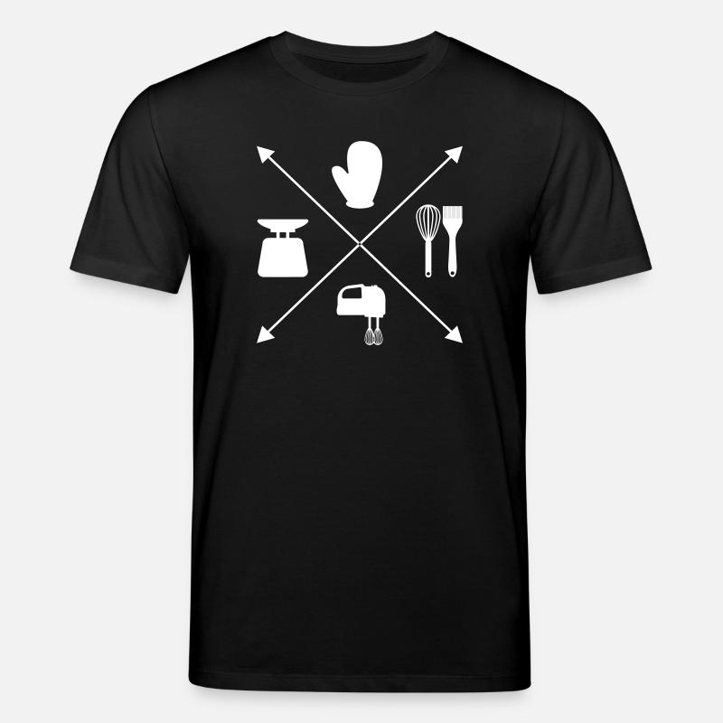 backen - Stanley/Stella Unisex Bio-T-Shirt CREATOR  - Schwarz