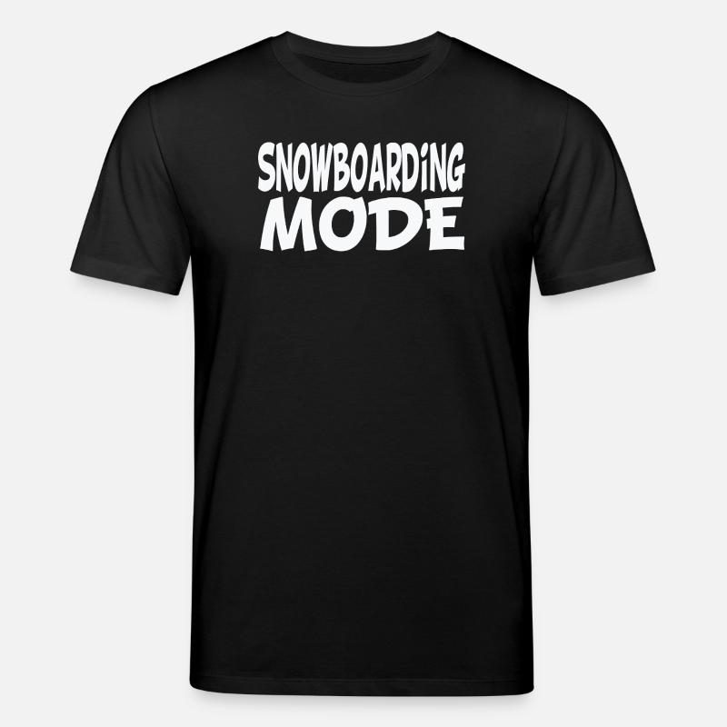 Snowboarding mode - Stanley/Stella Unisex Bio-T-Shirt CREATOR  - Schwarz