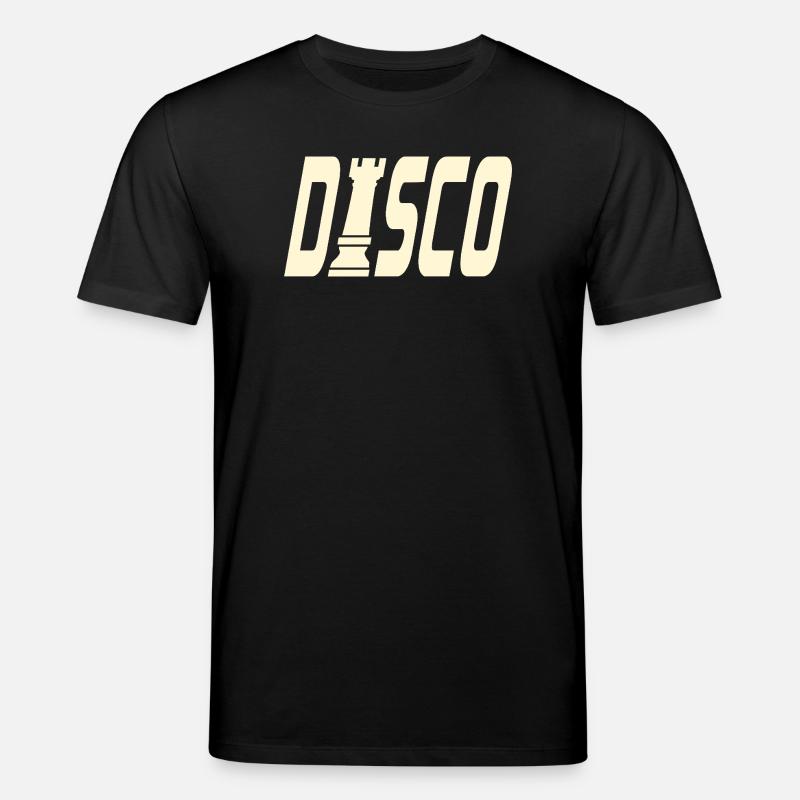 DISCO CHESS TOWER - Stanley/Stella CREATOR Unisex Organic T-Shirt - black