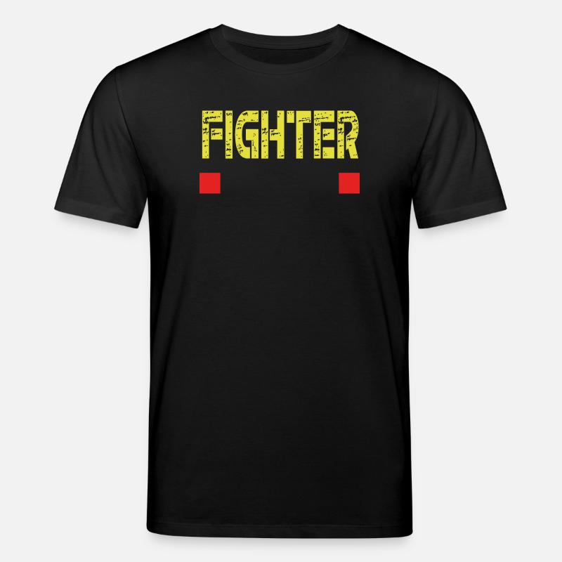 FIGHTER Textbasis - Stanley/Stella Unisex Bio-T-Shirt CREATOR  - Schwarz