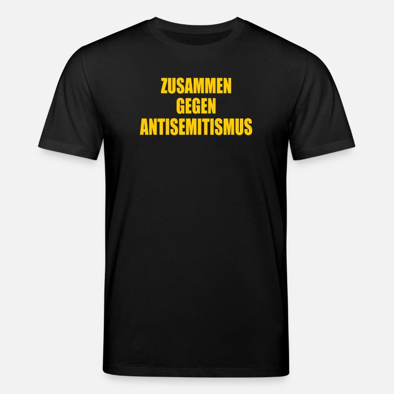 zusammen gegen antisemitismus - Stanley/Stella Unisex Bio-T-Shirt CREATOR  - Schwarz
