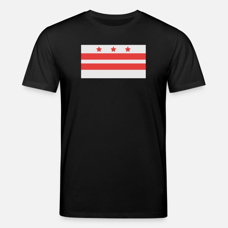 Drapeau de Washington - T-shirt bio CREATOR Stanley/Stella Unisexe - noir