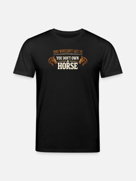 Horse People Equestrian Identity Barn - Stanley/Stella CREATOR Unisex Organic T-Shirt - black