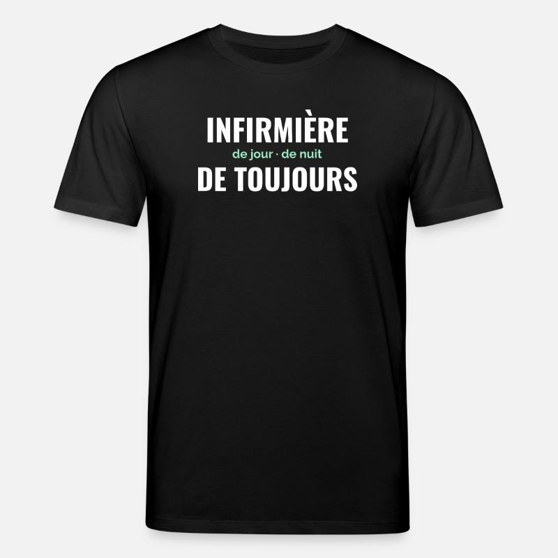 Infirmière de Toujours - T-shirt bio CREATOR Stanley/Stella Unisexe - noir