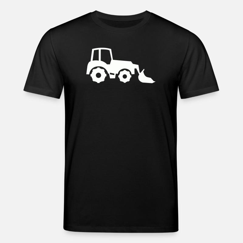 Chargeuse avant Silhouette de Tracteur - T-shirt bio CREATOR Stanley/Stella Unisexe - noir