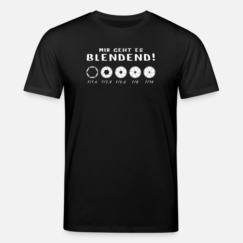 Mir geht es blendend - Stanley/Stella Unisex Bio-T-Shirt CREATOR  - Schwarz