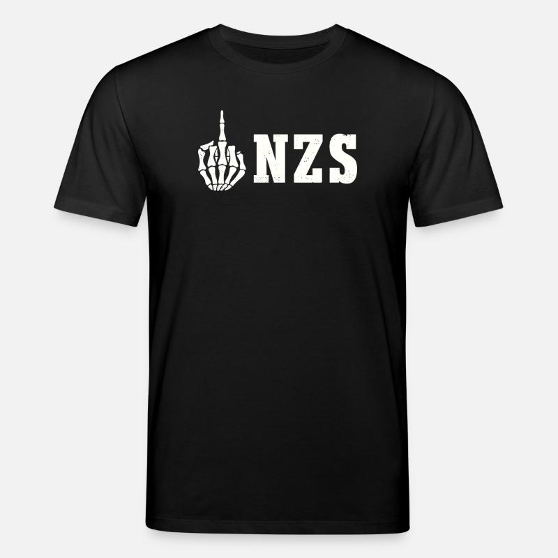 Déclaration antifasciste antifa FCK NZS - T-shirt bio CREATOR Stanley/Stella Unisexe - noir