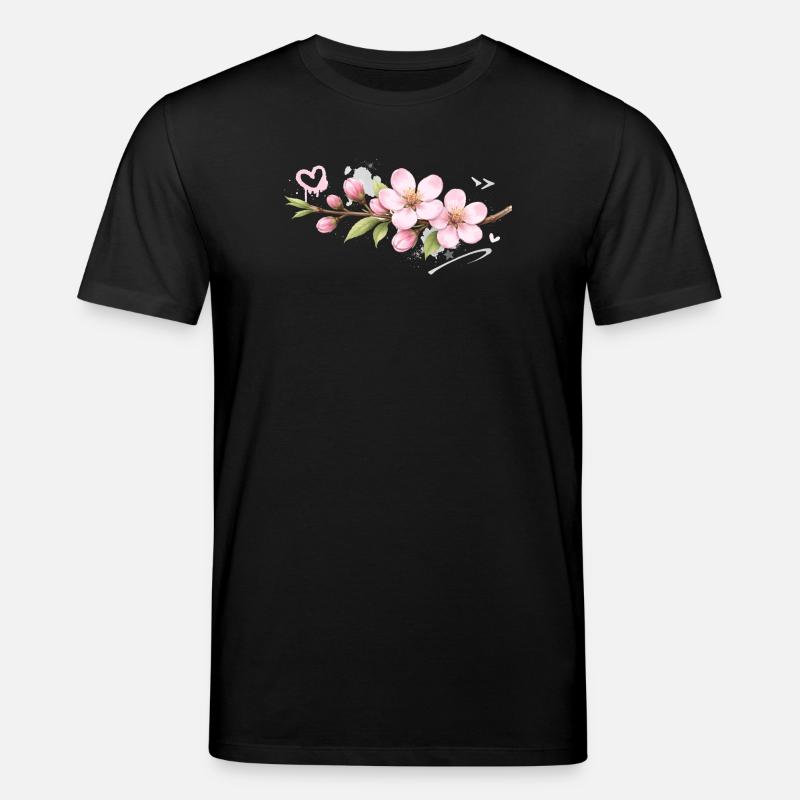 Pfirsichbluten_Graffiti - Stanley/Stella Unisex Bio-T-Shirt CREATOR  - Schwarz