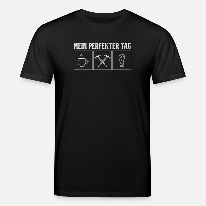 Krasser Dachdecker – Stolz & Leidenschaft - Stanley/Stella Unisex Bio-T-Shirt CREATOR  - Schwarz