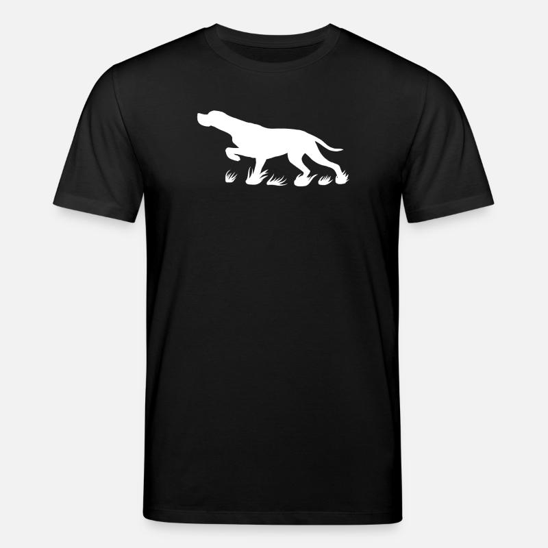 Pointer vorstehend (weiss) - Stanley/Stella Unisex Bio-T-Shirt CREATOR  - Schwarz