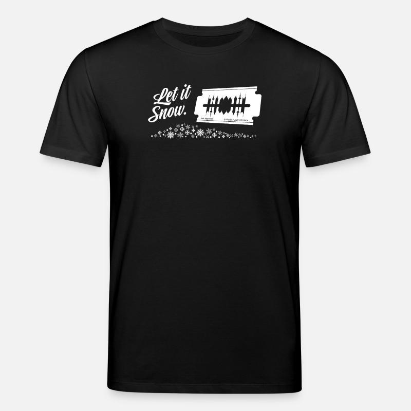 Let it snow! FFM - Stanley/Stella Unisex Bio-T-Shirt CREATOR  - Schwarz