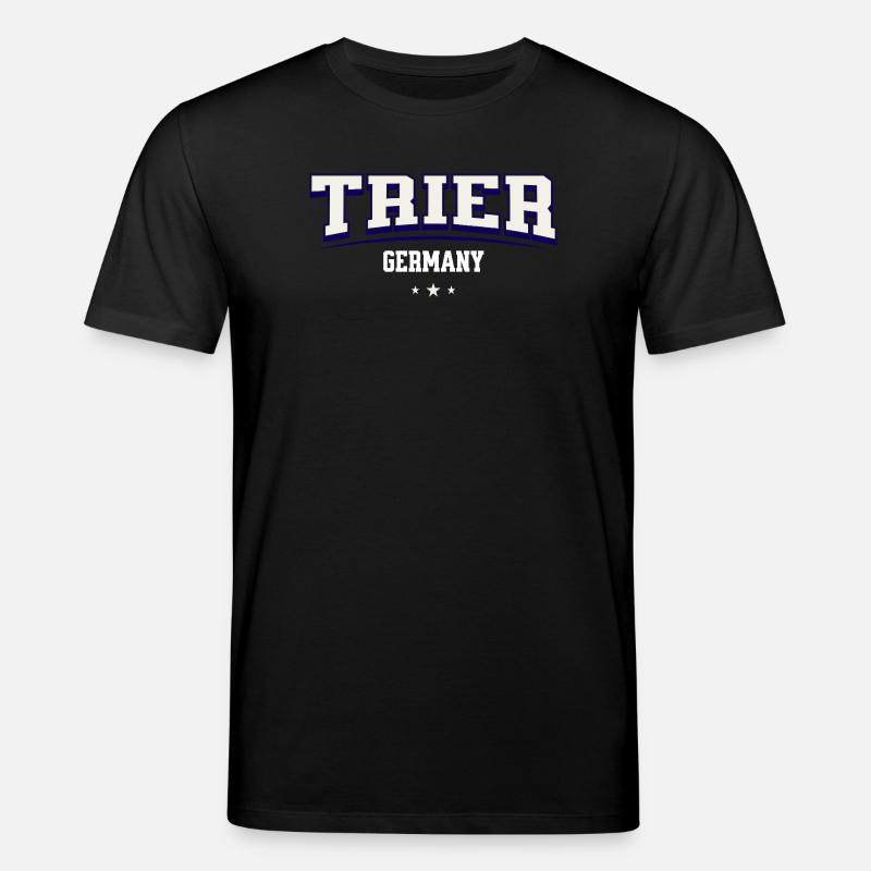 Trier Deutschland Stadtemblem - Stanley/Stella Unisex Bio-T-Shirt CREATOR  - Schwarz