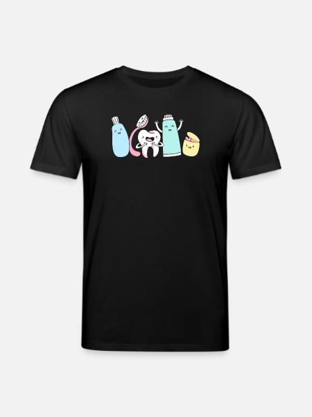 Receptionist Dentist - Stanley/Stella CREATOR Unisex Organic T-Shirt - black