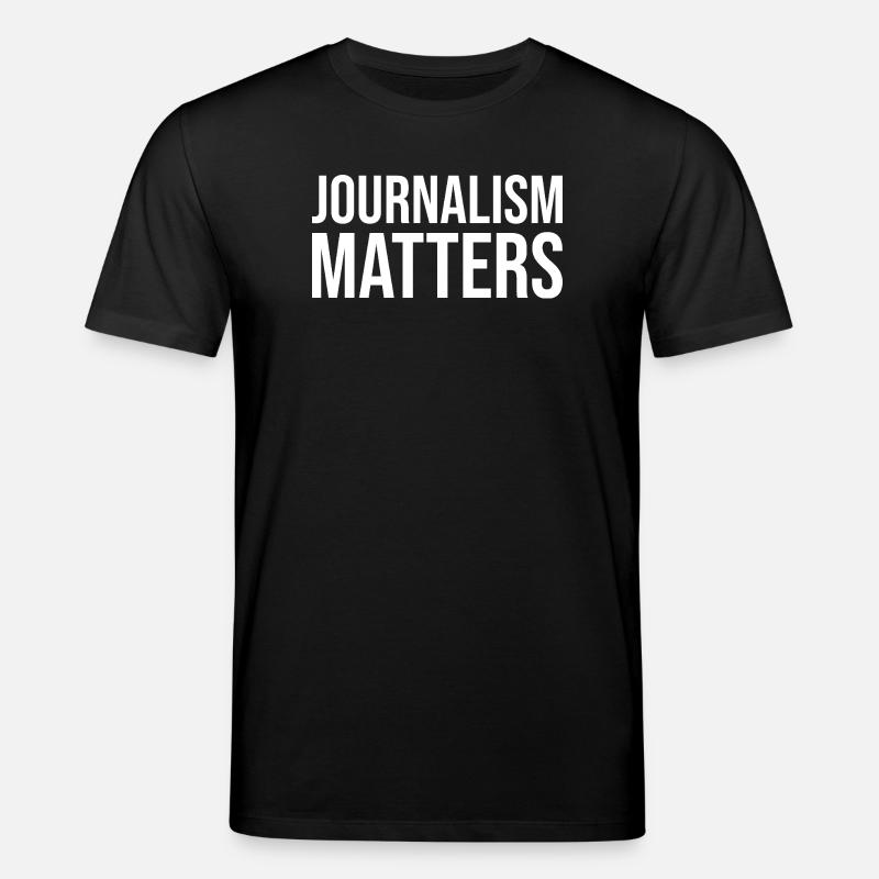 Le journalisme compte - T-shirt bio CREATOR Stanley/Stella Unisexe - noir