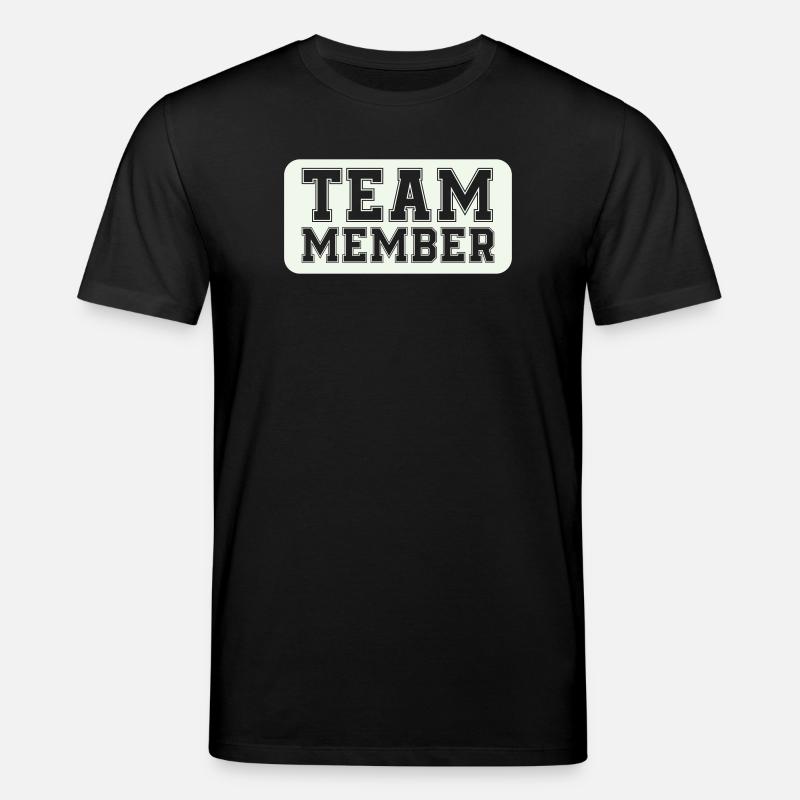 Varsity-style team member - Stanley/Stella CREATOR Unisex Organic T-Shirt - black
