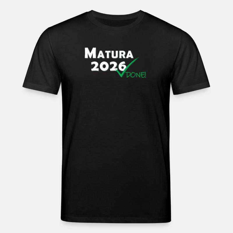 Matura 2026 Terminé - T-shirt bio CREATOR Stanley/Stella Unisexe - noir