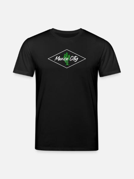 Cactus Skyline à Mexico - T-shirt bio CREATOR Stanley/Stella Unisexe - noir