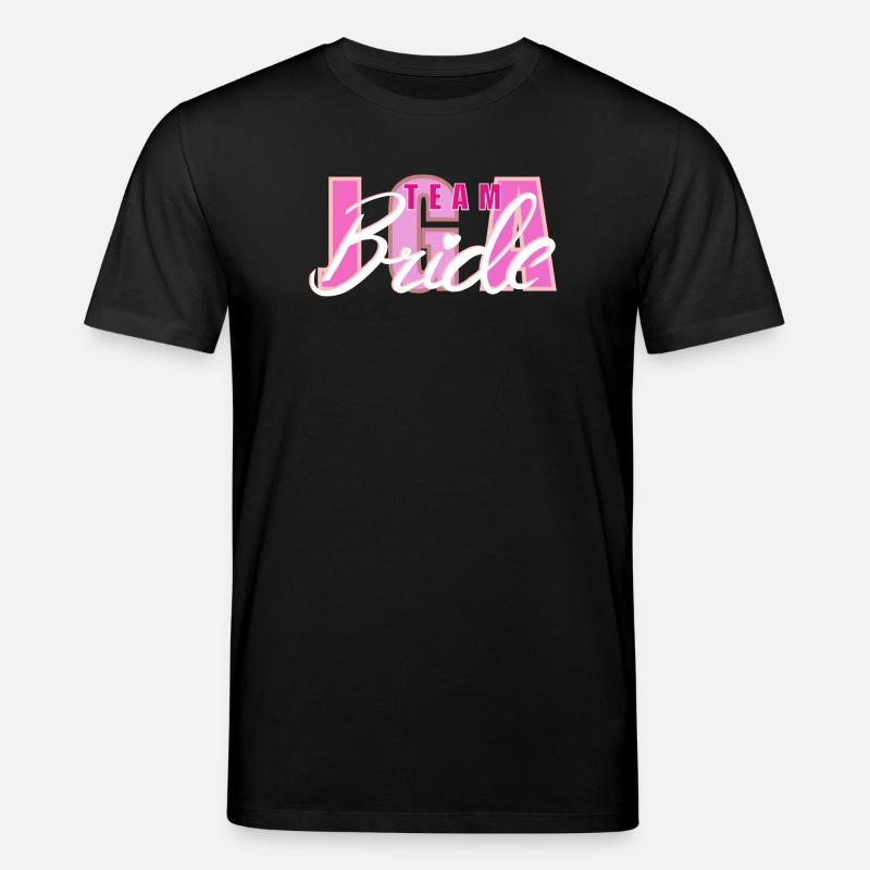 Team Bride Herz Logo Design - Stanley/Stella Unisex Bio-T-Shirt CREATOR  - Schwarz