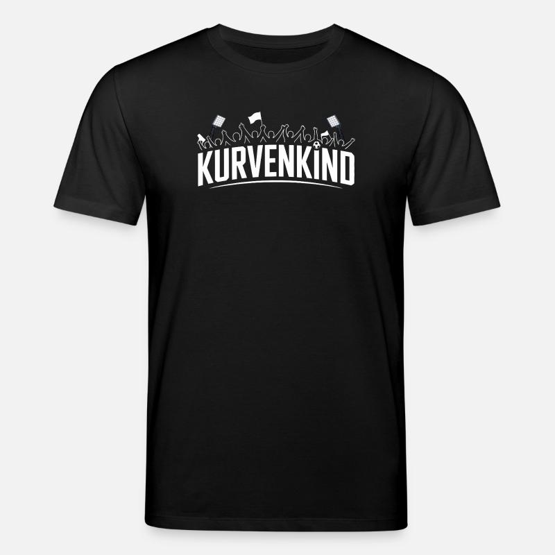 Kurvenkind Stadionfreude - Stanley/Stella Unisex Bio-T-Shirt CREATOR  - Schwarz