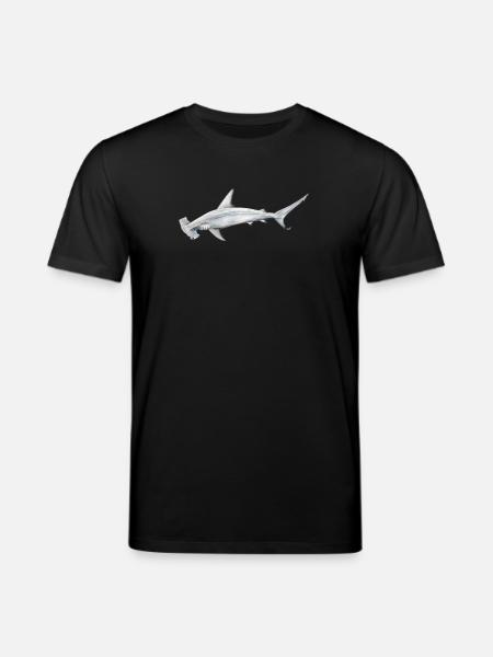 requin Martillon - requin-marteau - Réquin - T-shirt bio CREATOR Stanley/Stella Unisexe - noir