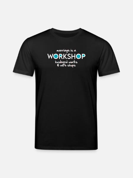 Workshop (dark) - Stanley/Stella CREATOR Unisex Organic T-Shirt - black