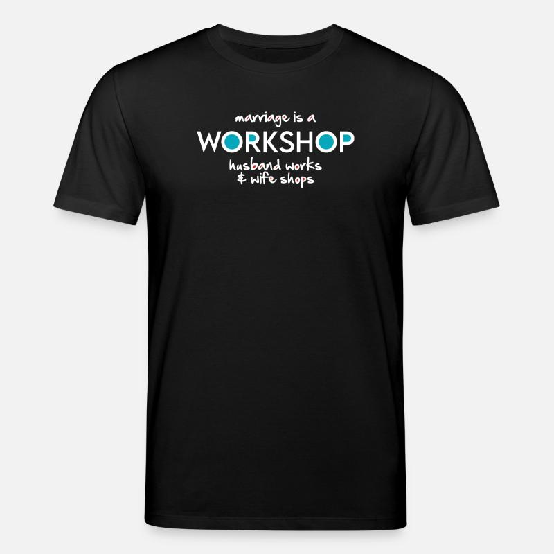 Workshop (dark) - Stanley/Stella CREATOR Unisex Organic T-Shirt - black