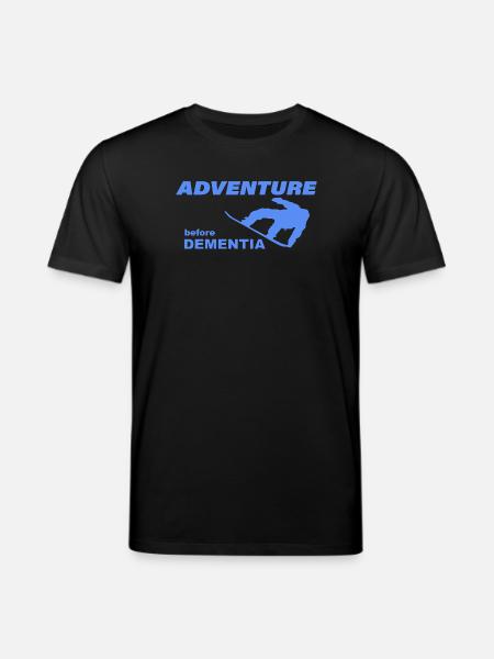 SNOWBOARD ADVENTURE - Stanley/Stella Unisex Bio-T-Shirt CREATOR - Schwarz