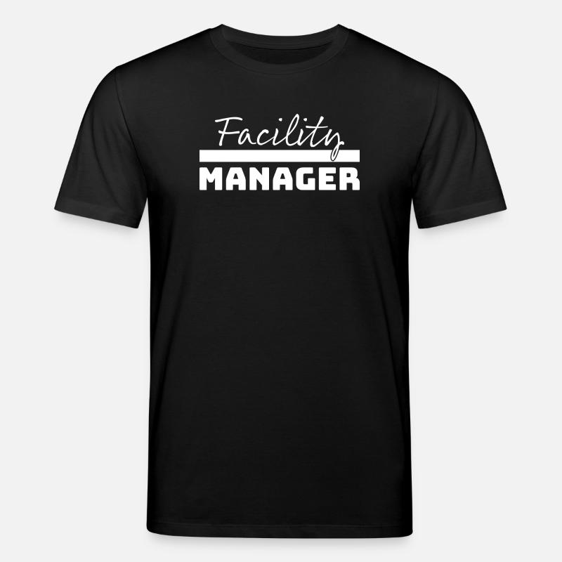 Tshirt Facility Manager blanc - T-shirt bio CREATOR Stanley/Stella Unisexe - noir