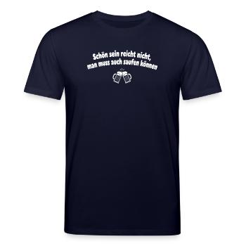 Cheers Skill instead of appearance - Stanley/Stella CREATOR Unisex Organic T-Shirt - navy - Front