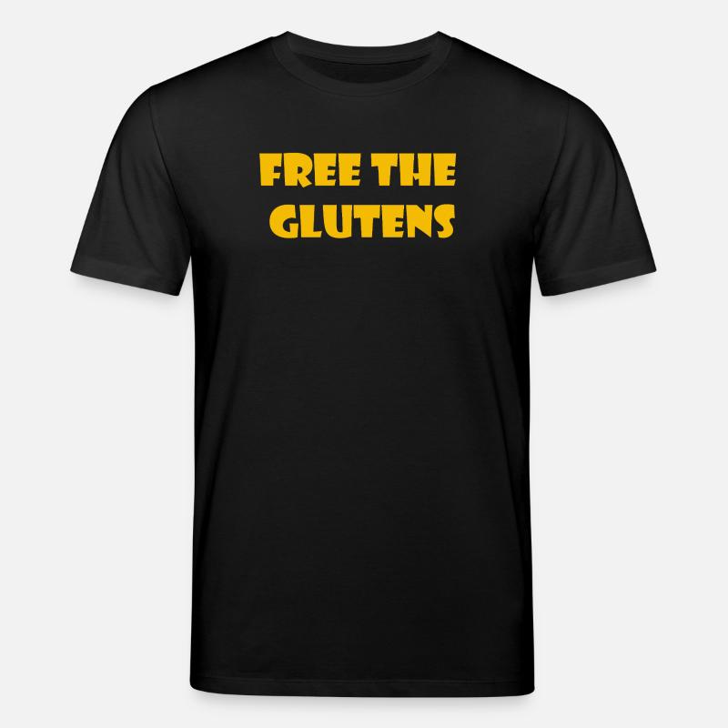 Befreie die Glutene - Stanley/Stella Unisex Bio-T-Shirt CREATOR  - Schwarz