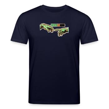 Chargement de connexion humaine - T-shirt bio CREATOR Stanley/Stella Unisexe - marine - Devant